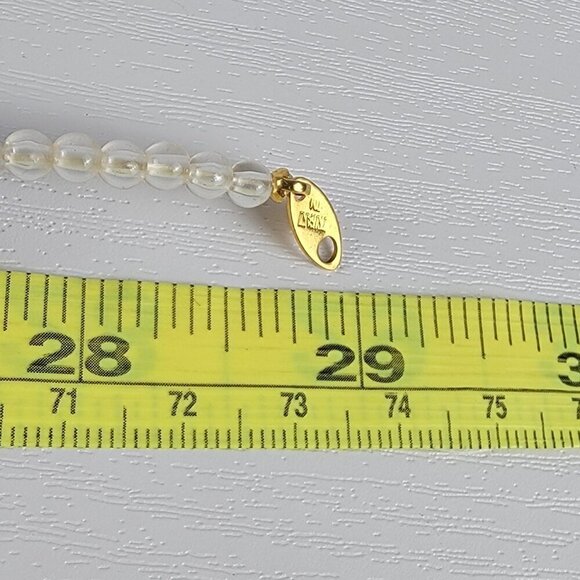 Vintage Trifary TM Necklace 29 Inch Red White And Blue Patriotic 4th of July - Picture 7 of 8